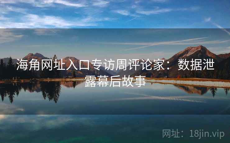 海角网址入口专访周评论家：数据泄露幕后故事