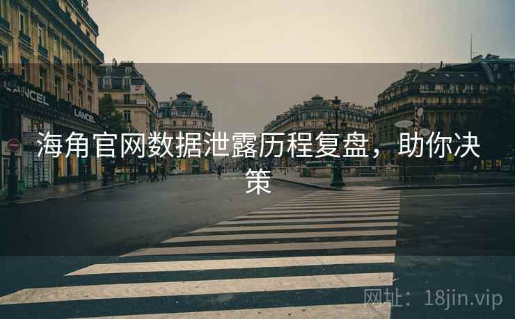 海角官网数据泄露历程复盘，助你决策