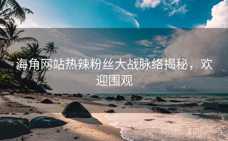 海角网站热辣粉丝大战脉络揭秘，欢迎围观